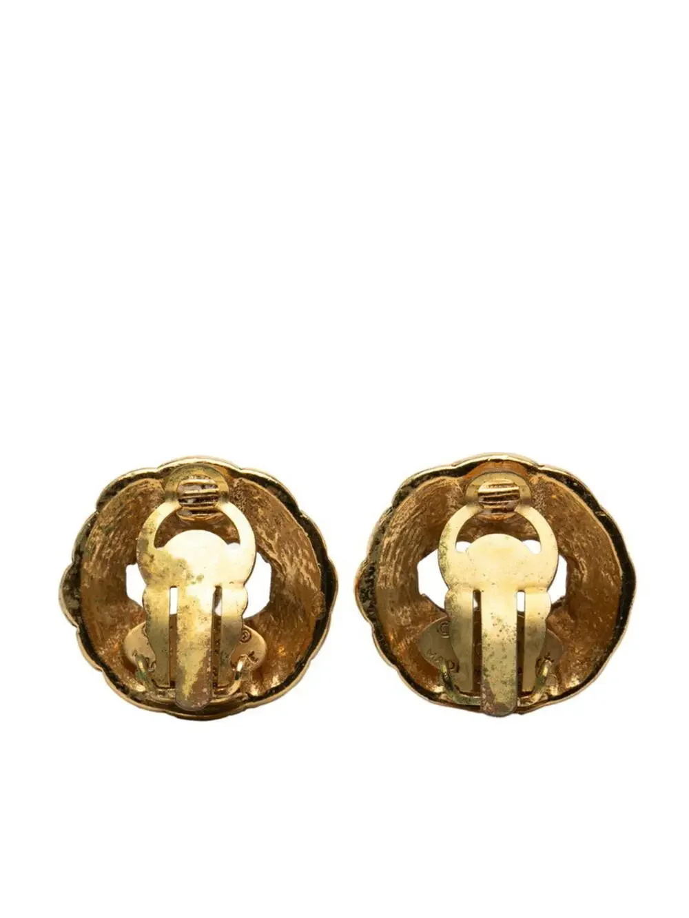 Chanel Cc Logo Clip-On Earrings Metal #246974C64B